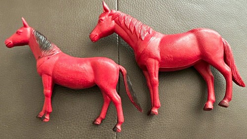 Plastic horse toy - plastic,