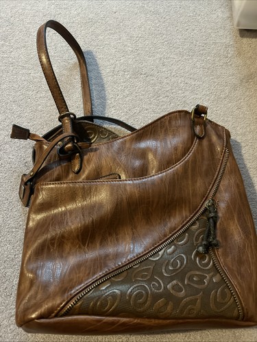 Reiker tan brown - tan, embossed