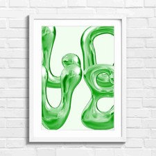 Chrome Abstract Sculpture Art