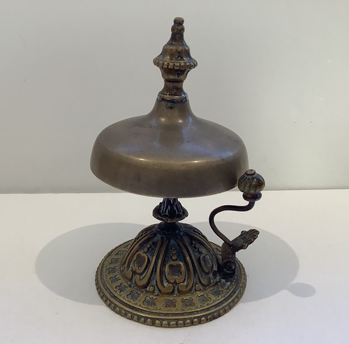 Antique brass hotel lobby - antique,