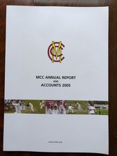 2005 Marylebone Cricket Club MCC Annual Report and Accounts