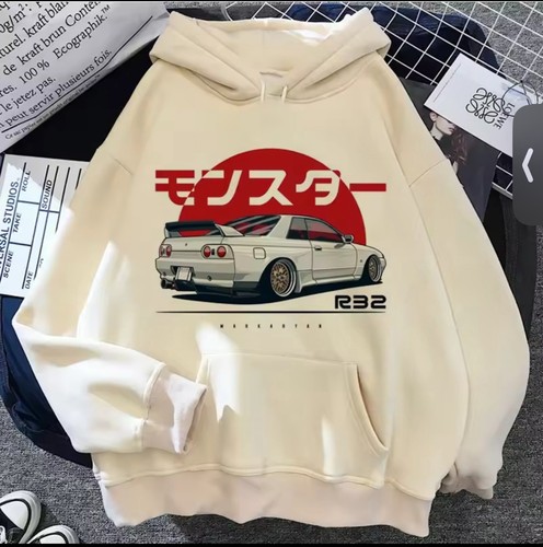 Hoodie nissan skyline r32 r - r32, gt-r