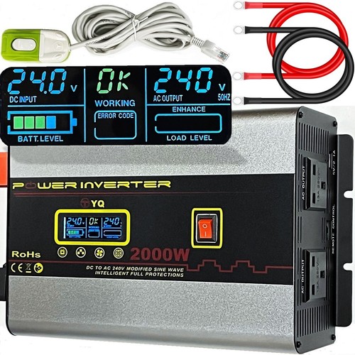 Power inverter 24v - power, 240v