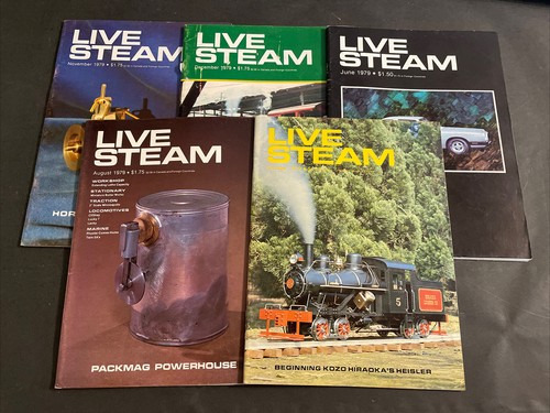 Vintage magazine live steam - live,