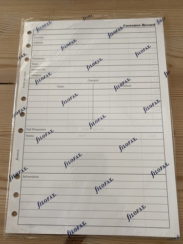 Filofax rare vintage deskfax - vintage,