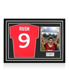 Ian Rush Back Signed Liverpool