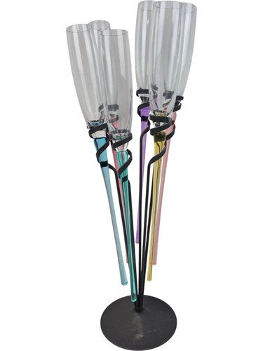 Set champagne flutes with - flutes,