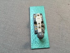 SR single paddle key tapper morse code signal