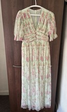 Oasis Floral Button Maxi Dress