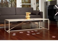 Blue Dot Strut Coffee Table