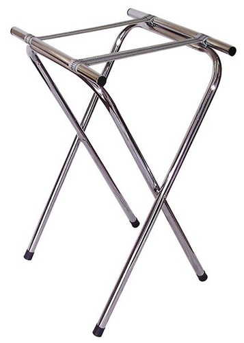 Portable folding service tray - portable,