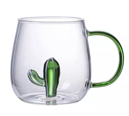 Glass mug cup collective - 3d,