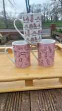 3 x Fashion Theme Mugs   NEW