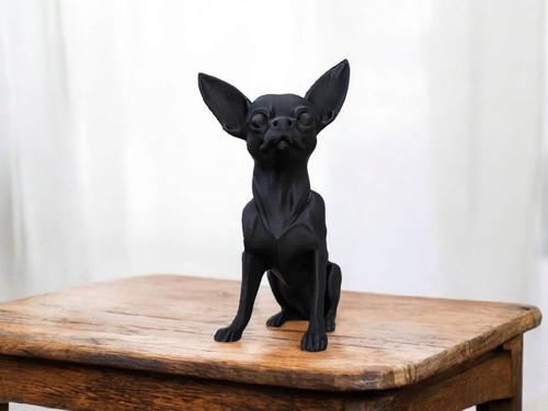 The chihuahua sculpture - the,