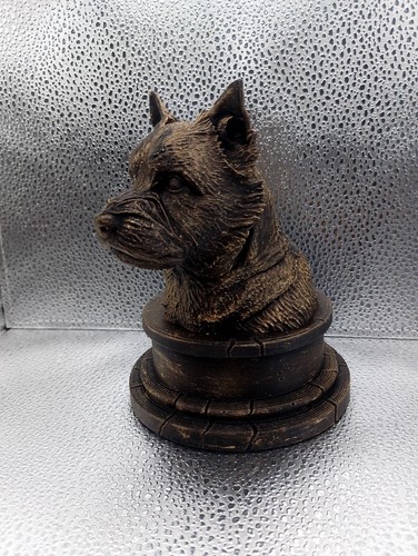 Norwich terrier bust - norwich,
