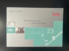 💯AUDI SERVICE BOOK STAMPED