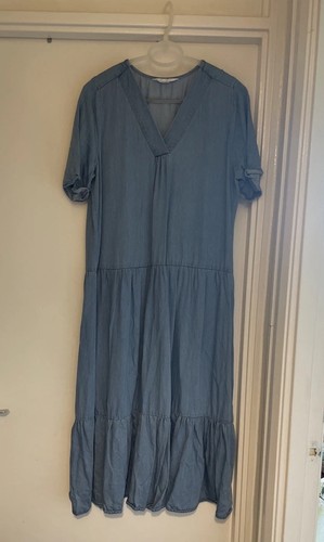 Denim summer dress size - summer, v