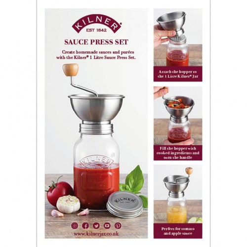 Kilner sauce press jar - oz,