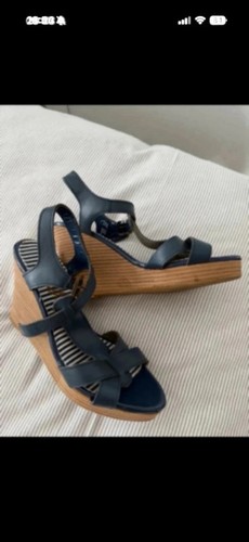 Next navy wedge - wedge, size