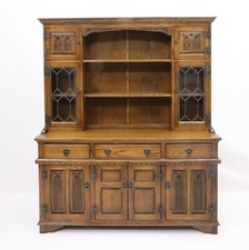 Old Charm Furniture Warwick Oak Dresser In Light Oak Finish FREE UK Delivery*