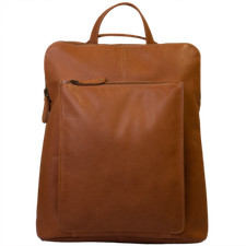 Buff Leather Large Zip Around