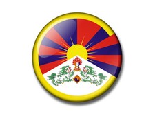 FREE TIBET 25 or 38mm button