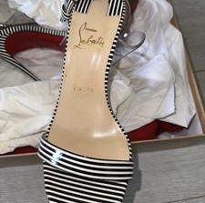Christian louboutin heeled sandals in box size 39 will fit size 5