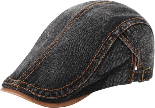 Itoda men flat cap - itoda, denim
