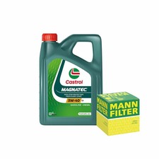 Engine Oil 5W40 4L Castrol Magnatec C3 - Mann Oil Filter Service Kit 4 Litre