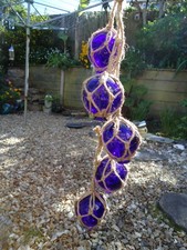 5 Blue Fishing Boat Net Glass