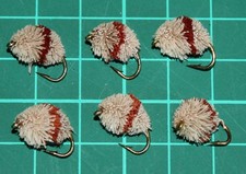 Floating Dog-Biscuit-Flies for Carp Fishing (Qty 6)