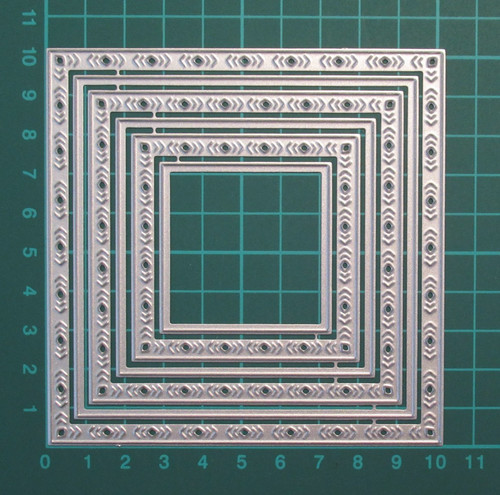Piece patterned square frame - 6,