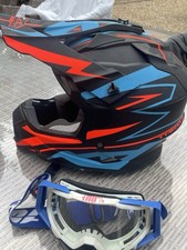 Vemar helmet Taku Eye Motocross XL 61-62cm Black/Orange/Blue