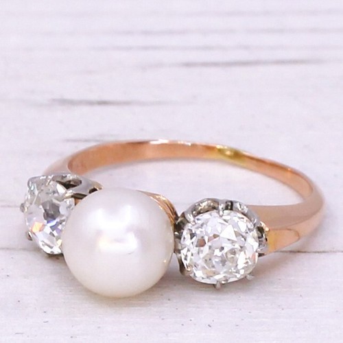 Art deco pearl - pearl, &