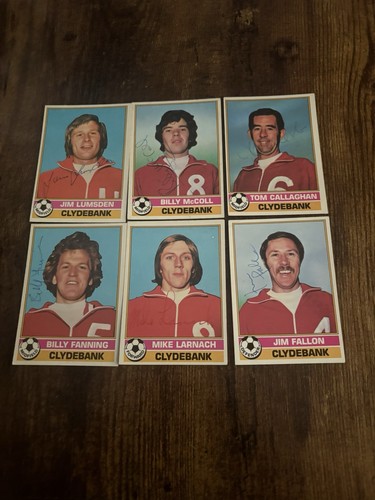 Scottish football cards - scottish, (1977