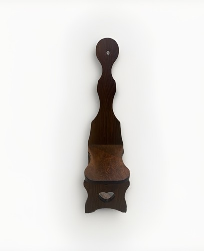 Vtg handmade wood folk - wood,