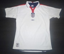 England Football Home Shirt 2003 to 2005 Umbro LB Jersey Reversible Top
