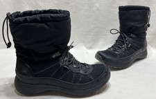 CLARKS : Gore-Tex Wave Walk Quilted Winter Ankle Boots In Vgc - Size UK 8D EU 42