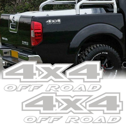 Silver 4x4 off road rear - 2x,