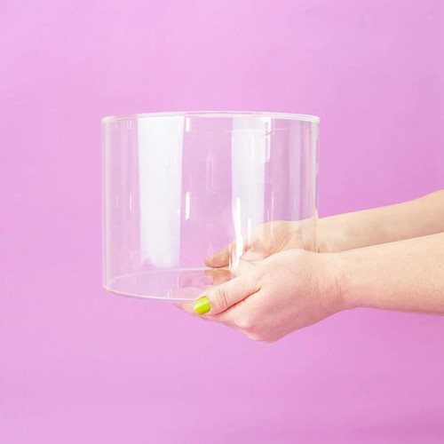 Acrylic cylinder display round - acrylic,