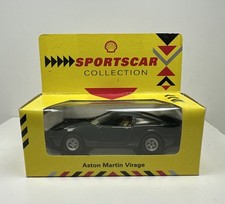 Boxed Shell Sportscar Collection Aston Martin Virage Green Car Die Cast Vehicle