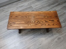 Vintage Coffee Table by Webber of Croydon  Solid Oak Tudor Style Lounge Table