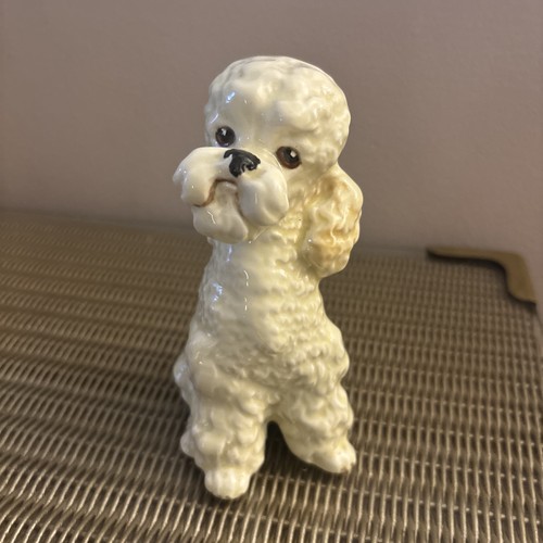 Vintage sylvac sitting poodle - vintage,
