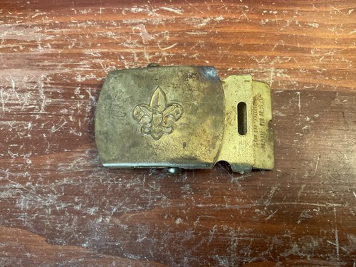 Vintage boy scout belt - boy, buckle