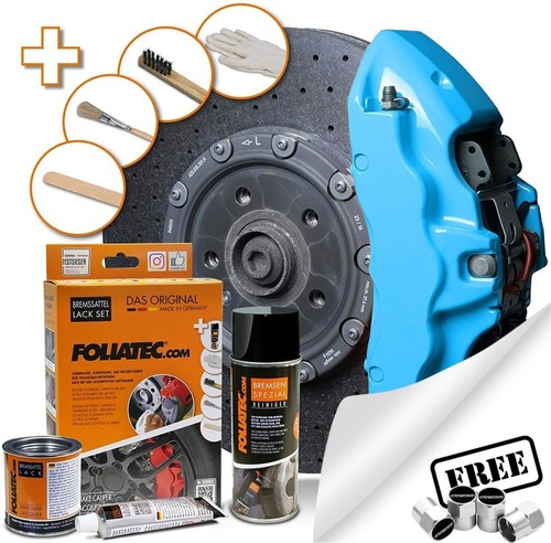 Sky blue car brake caliper - sky,
