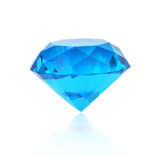 Clear crystal diamond glass - clear,