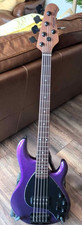 Musicman Sterling Stingray Ray35   purple sparkle bass guitar, fab condition