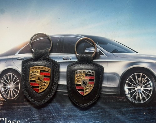 Two genuine porsche - porsche, keyrings