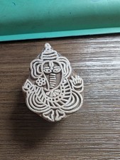 authentic Indian fabric stamp Lord Ganesha
