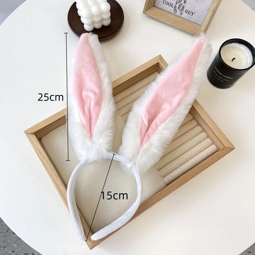 Brown rabbit ears headband - ears,